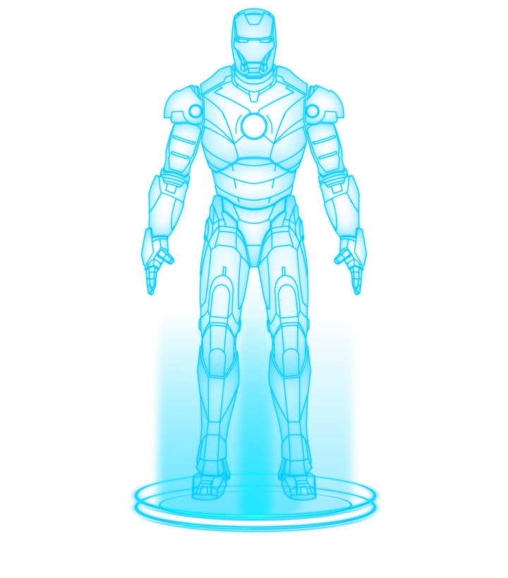 Holographic render of the OASIS armor