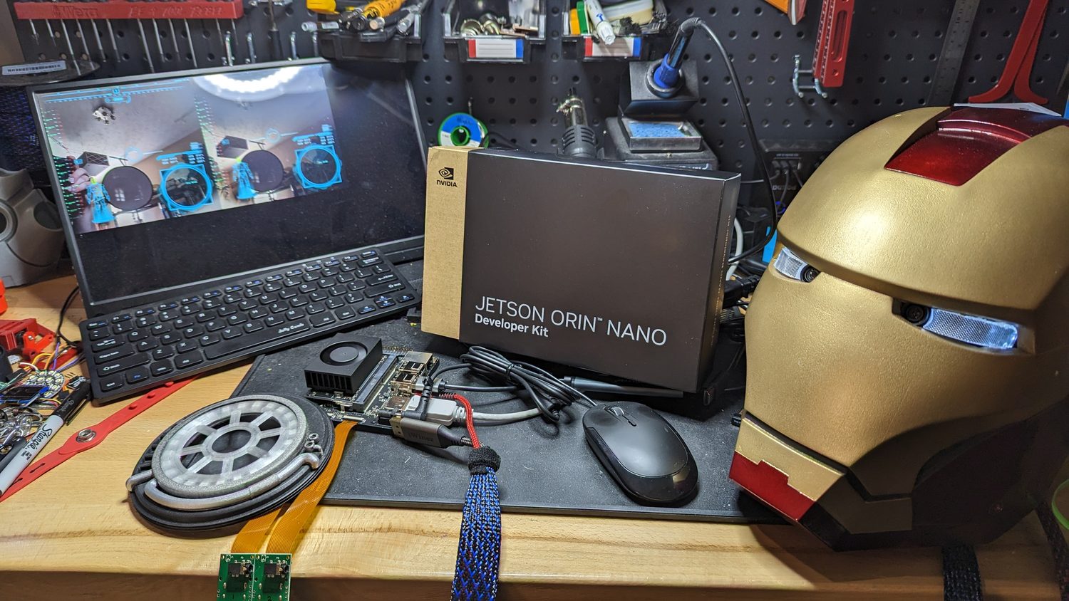 NVIDIA Jetson Orin hardware running DAWN on the bench