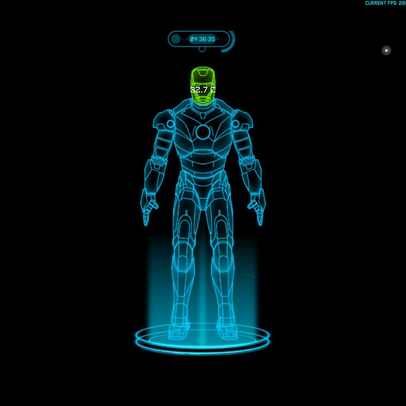 MIRAGE HUD — armor scan layout